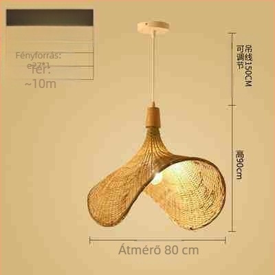 Kínai stílusú bambusz csillár Wabi-Sabi stílusú panzió lépcsőház Teaszoba Japán étterem Hot Pot étterem Zen kombinációs lámpák