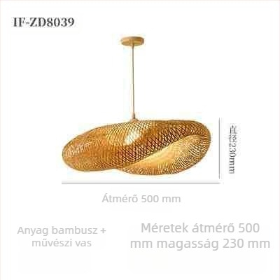 Kínai stílusú bambusz csillár Wabi-Sabi stílusú panzió lépcsőház Teaszoba Japán étterem Hot Pot étterem Zen kombinációs lámpák