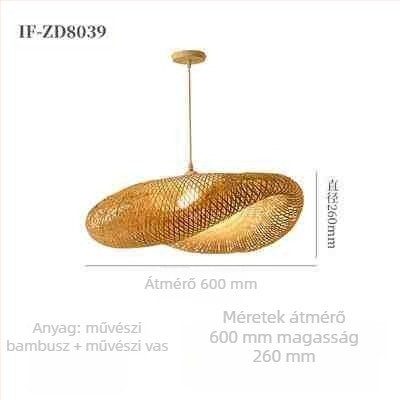 Kínai stílusú bambusz csillár Wabi-Sabi stílusú panzió lépcsőház Teaszoba Japán étterem Hot Pot étterem Zen kombinációs lámpák