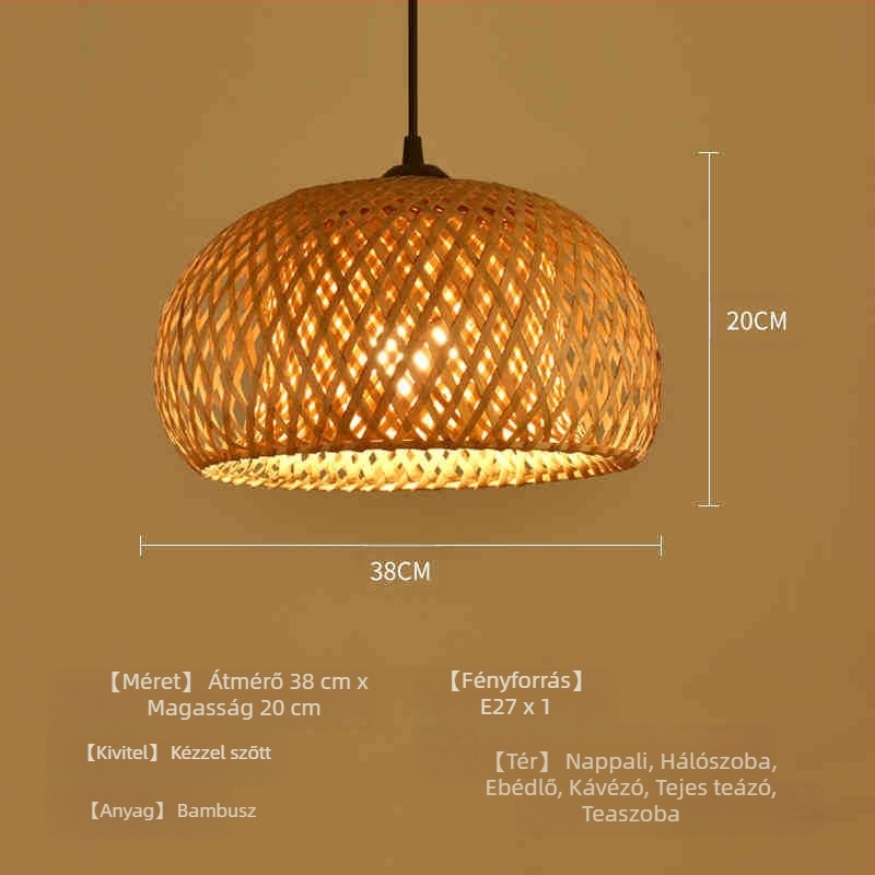 Kínai stílusú bambusz csillár Wabi-Sabi stílusú panzió lépcsőház Teaszoba Japán étterem Hot Pot étterem Zen kombinációs lámpák