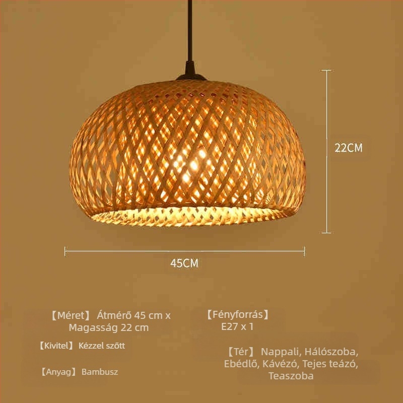 Kínai stílusú bambusz csillár Wabi-Sabi stílusú panzió lépcsőház Teaszoba Japán étterem Hot Pot étterem Zen kombinációs lámpák