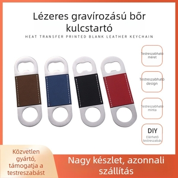Határokon átnyúló sörösüvegnyitó rozsdamentes acél lézeres fityma üvegnyitó kis ajándék kreatív üres üvegnyitó