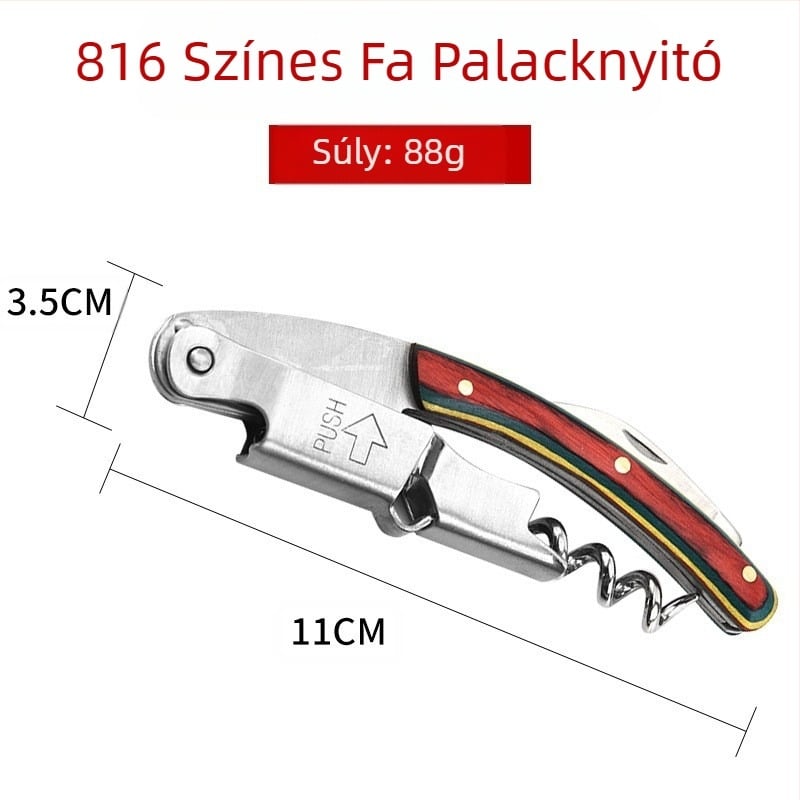 Gyártó multifunkcionális üvegnyitó kreatív sör bor rozsdamentes acél vörösbor üvegnyitó borkés spot nagykereskedelem