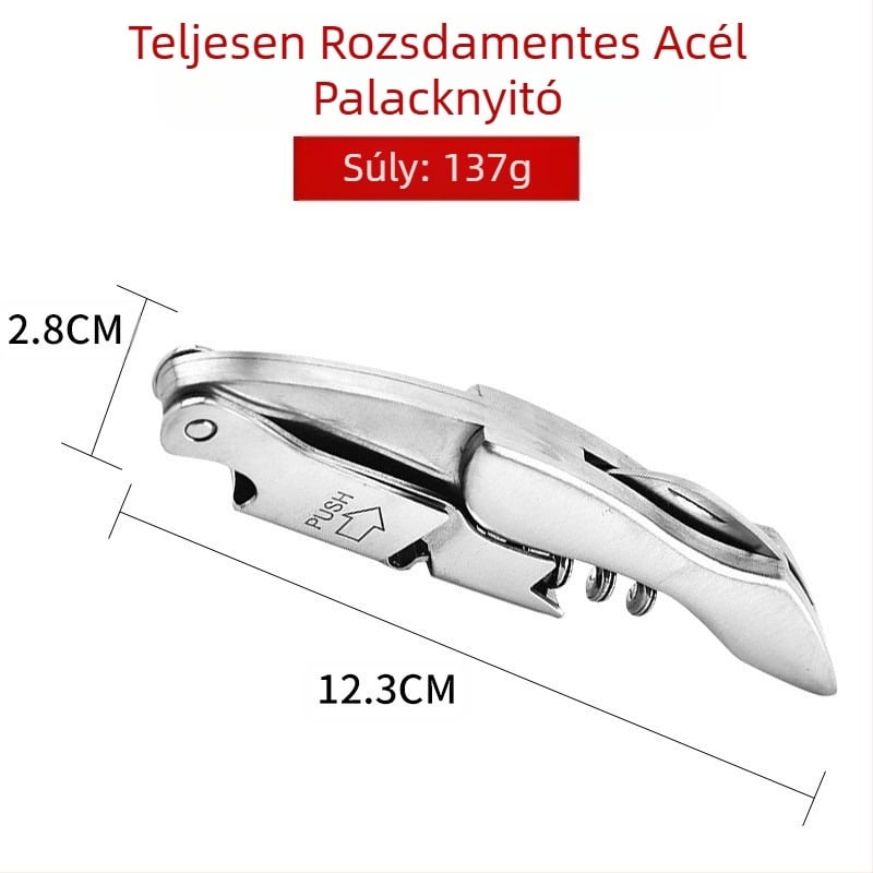 Gyártó multifunkcionális üvegnyitó kreatív sör bor rozsdamentes acél vörösbor üvegnyitó borkés spot nagykereskedelem