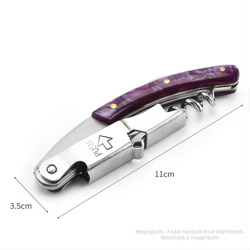 Gyártó multifunkcionális üvegnyitó kreatív sör bor rozsdamentes acél vörösbor üvegnyitó borkés spot nagykereskedelem