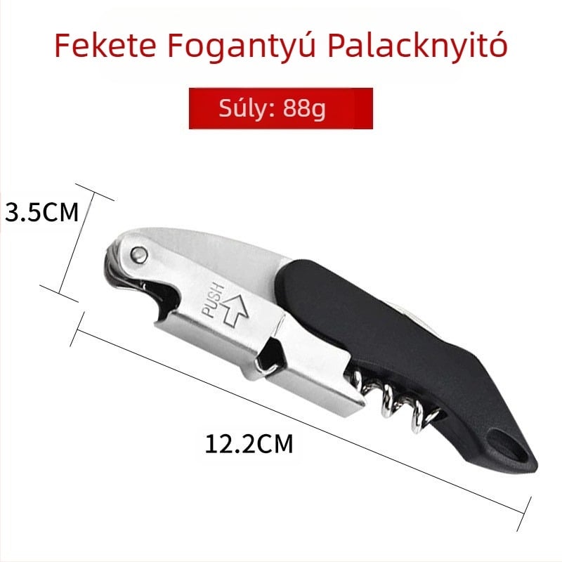 Gyártó multifunkcionális üvegnyitó kreatív sör bor rozsdamentes acél vörösbor üvegnyitó borkés spot nagykereskedelem