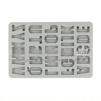 Spot szilikon 26 sztereó angol ábécé torta dekoratív csokoládé forma csepp ragasztó barkács sütőeszköz