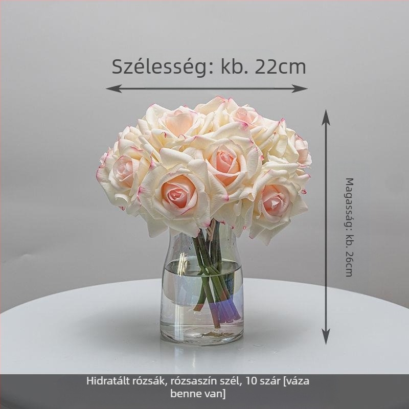 Virág automatikus nyitás és záródás hidratáló fotózás hotelszoba tévészekrény fotó kellékek otthon új kínai stílus