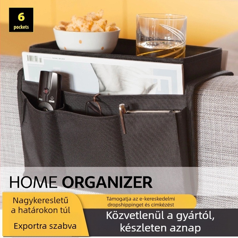 Határokon átnyúló ellátás Kanapé tárolótáska Kanapé karfa tároló akasztótáska Távirányítós tárolótáska Otthoni kanapéhoz