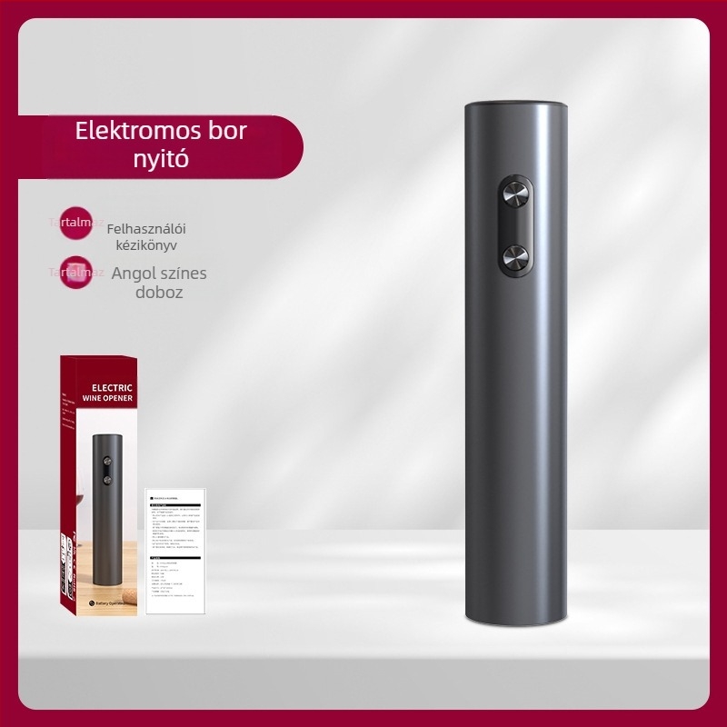 Akkumulátoros elektromos borosüvegnyitó Automatikus hordozható borosüvegnyitó Egyszerű ajándékdoboz-csomagolás