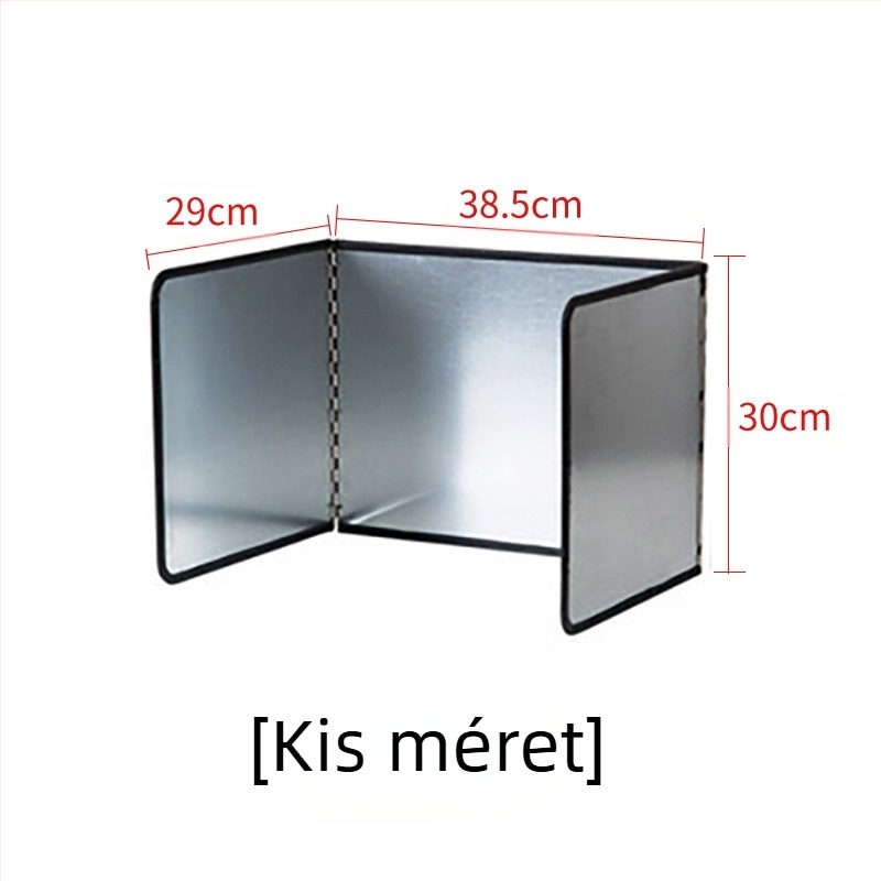 Gáztűzhely horganyzott olajzáró összecsukható hőszigetelő tábla konyhai főzőolaj-záró háztartási tűzhely fröccsenő olajzáró