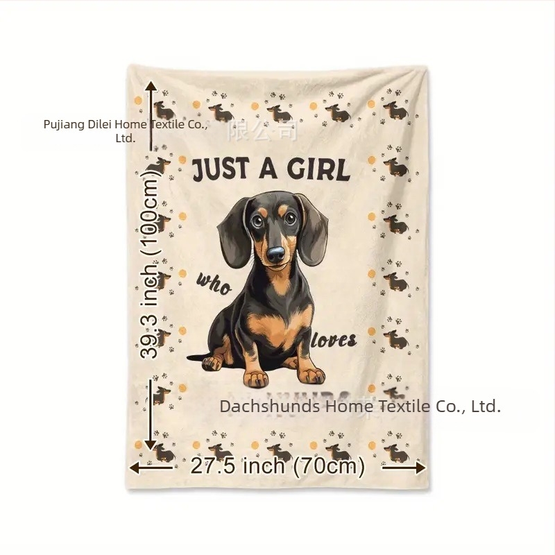 Amazon flanel digitális nyomtatású rajzfilm kisállat kutya kis takaró kanapé takaró légkondicionáló takaró minden évszakban univerzális