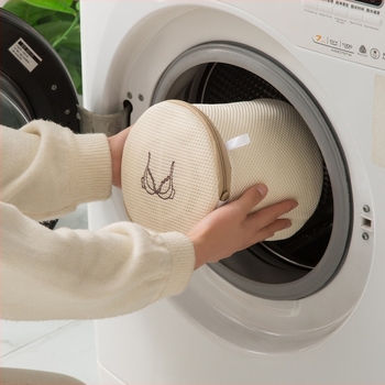 Szendvics hímzett mosózsák Vastagított kétrétegű melltartó mosózsák Gépi mosáshoz Speciális deformációgátló mosóhálós zsák