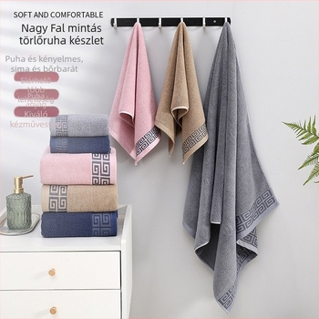 Gyári nagykereskedelmi pamut háztartási törölköző, puha, nedvszívó felnőtt arctörölköző, tevékenységi ajándék törölköző, fürdőlepedő