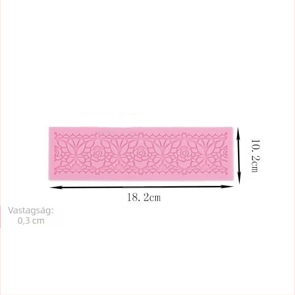 Fondant szilikon tortaforma sütőeszközök torta csipkeforma csokoládéforma kreatív forma