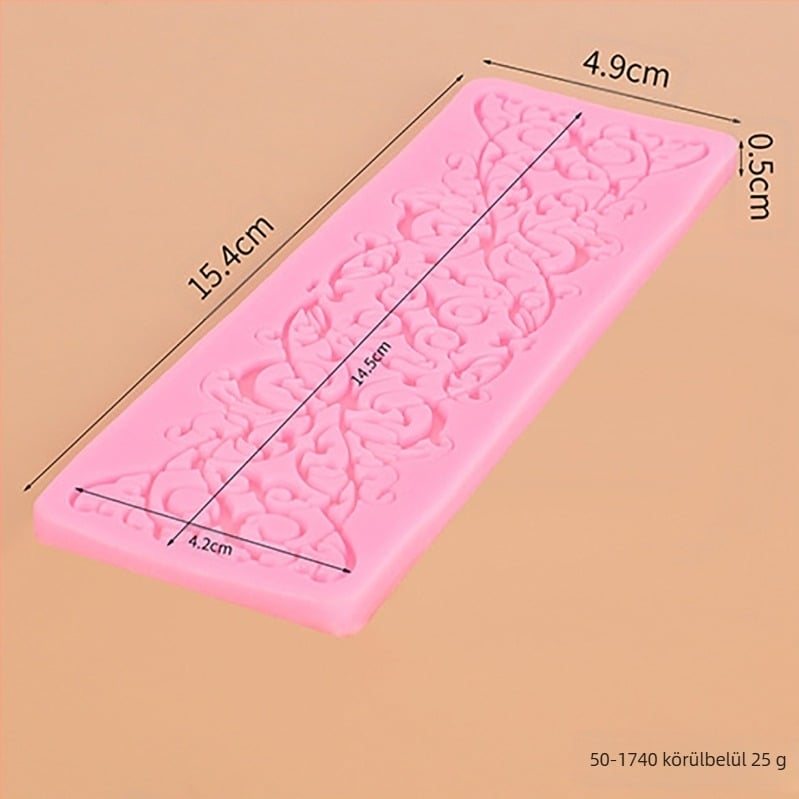 Fondant szilikon tortaforma sütőeszközök torta csipkeforma csokoládéforma kreatív forma