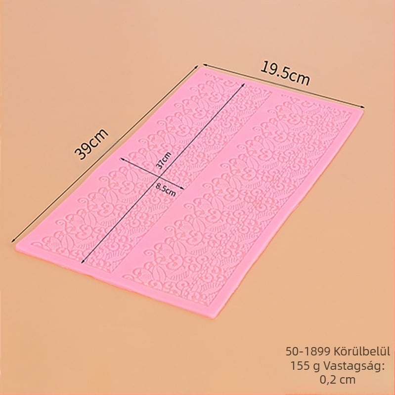 Fondant szilikon tortaforma sütőeszközök torta csipkeforma csokoládéforma kreatív forma