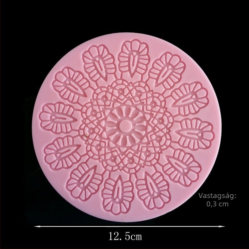 Fondant szilikon tortaforma sütőeszközök torta csipkeforma csokoládéforma kreatív forma
