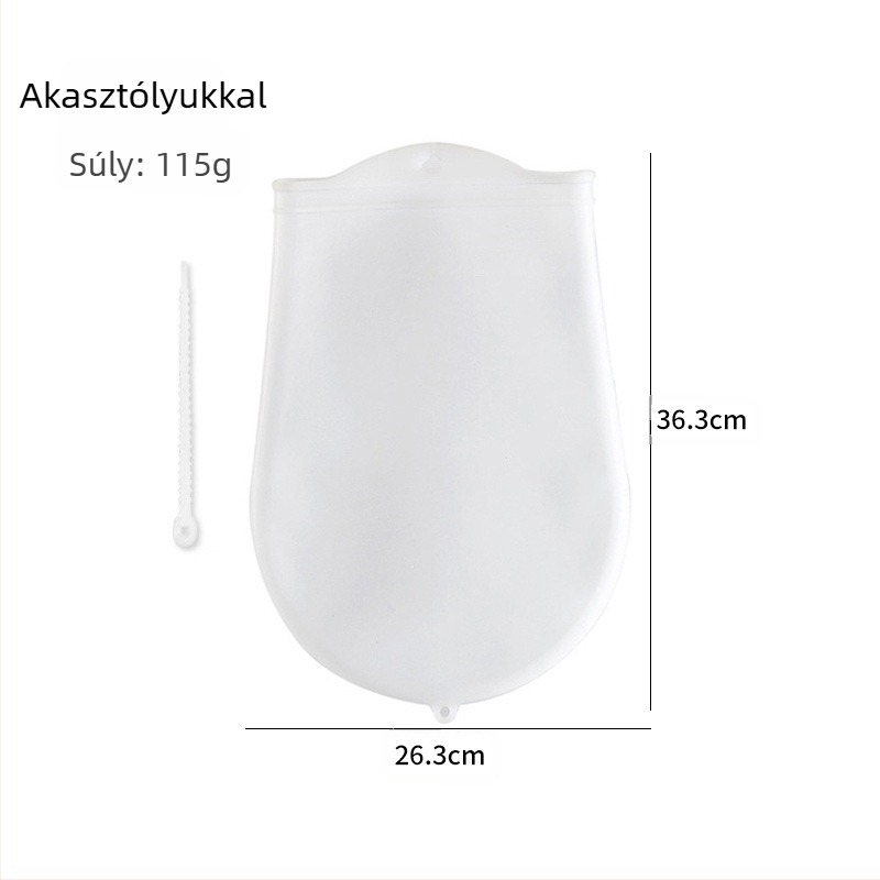 Határokon átnyúló robbanásveszélyes szilikon lisztkeverő zsák többfunkciós tészta tésztazsák konyhai nagy vastag tésztazsák nagykereskedelem