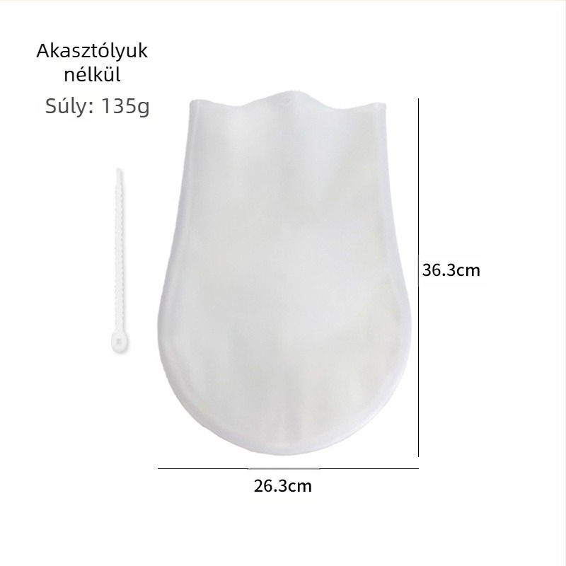 Határokon átnyúló robbanásveszélyes szilikon lisztkeverő zsák többfunkciós tészta tésztazsák konyhai nagy vastag tésztazsák nagykereskedelem
