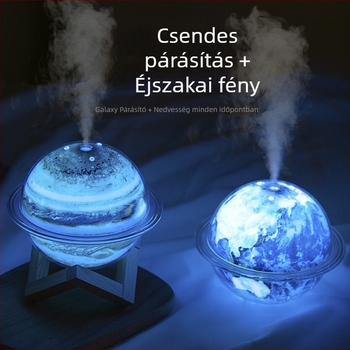Kreatív bolygó párásító USB asztali Föld párásító otthoni hálószoba irodai vízpermet-tisztító