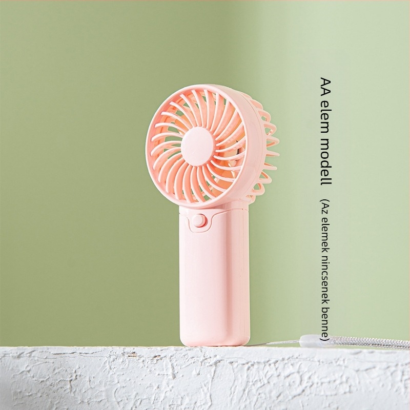 Határokon átnyúló robbanások kézi kis ventilátor száraz akkumulátorral nagy szél diák kültéri hordozható kis elektromos ventilátor ajándék