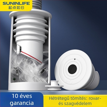 Csatornacső szagzáró tömítőgyűrű szilikon dugó konyhai mosdó mosógép lefolyócső dugó visszafolyásgátló szag műtermék