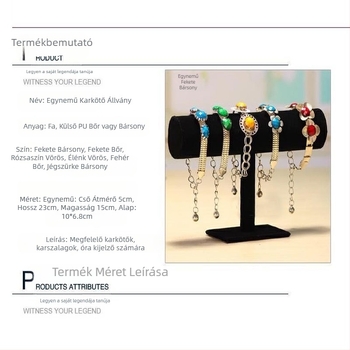 Nagykereskedelmi flanel karkötő kijelző állvány karkötő óra Tároló állvány éjszakai piaci stand ékszer kijelző állvány