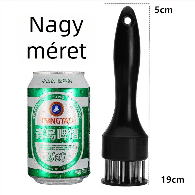 Rozsdamentes acél húspuhító sertésszeletekhez, barbecue-hoz, pácolt húshoz, steak puhító tűk, húspuhító eszköz