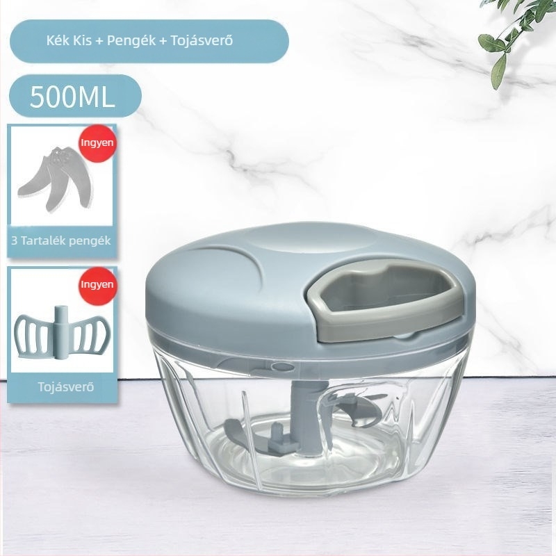 Kézzel húzott háztartási többfunkciós zöldségvágó fokhagymahámozó konyhai fokhagymadaráló főzőgép fokhagymahúzó zöldségdaráló nagykereskedelem