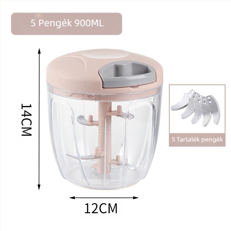 Kézzel húzott háztartási többfunkciós zöldségvágó fokhagymahámozó konyhai fokhagymadaráló főzőgép fokhagymahúzó zöldségdaráló nagykereskedelem