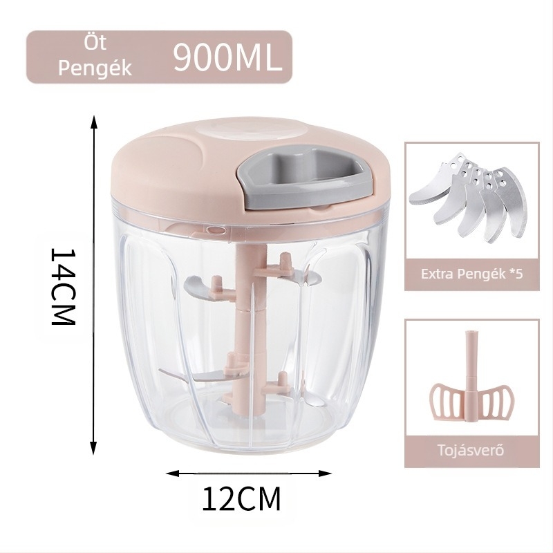 Kézzel húzott háztartási többfunkciós zöldségvágó fokhagymahámozó konyhai fokhagymadaráló főzőgép fokhagymahúzó zöldségdaráló nagykereskedelem