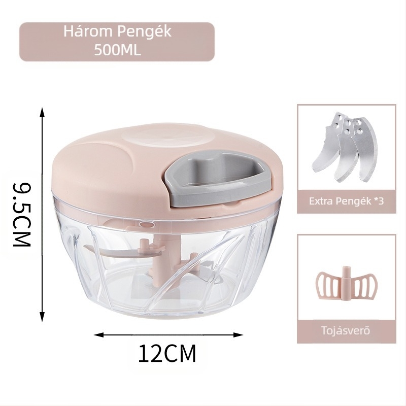 Kézzel húzott háztartási többfunkciós zöldségvágó fokhagymahámozó konyhai fokhagymadaráló főzőgép fokhagymahúzó zöldségdaráló nagykereskedelem