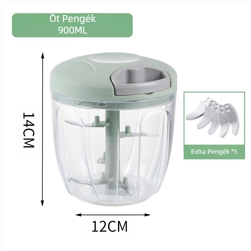 Kézzel húzott háztartási többfunkciós zöldségvágó fokhagymahámozó konyhai fokhagymadaráló főzőgép fokhagymahúzó zöldségdaráló nagykereskedelem