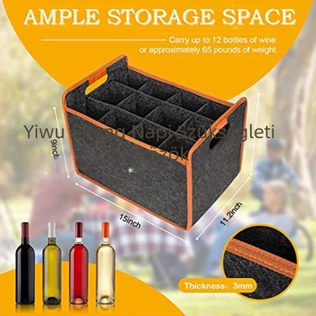 12 üveges italtartó táska, szigetelt, párnázott italtartó táska, újrafelhasználható italtartó táska