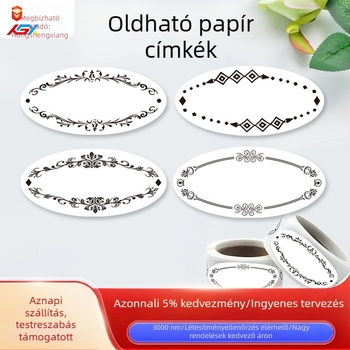 Határokon átnyúló, kézzel írott, lebomló, oldódó élelmiszer-palackok és konzervdobozok, üres logóval, ovális osztályozási matricával, raktáron