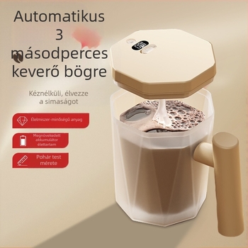 Új Shake Cup elektromos automata keverőpohár egygombos keverő kávé tejpor élelmiszeripari minőségű lusta vízpohár határon átnyúló