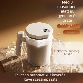 Új Shake Cup elektromos automata keverőpohár egygombos keverő kávé tejpor élelmiszeripari minőségű lusta vízpohár határon átnyúló