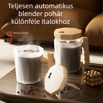 Új Shake Cup elektromos automata keverőpohár egygombos keverő kávé tejpor élelmiszeripari minőségű lusta vízpohár határon átnyúló