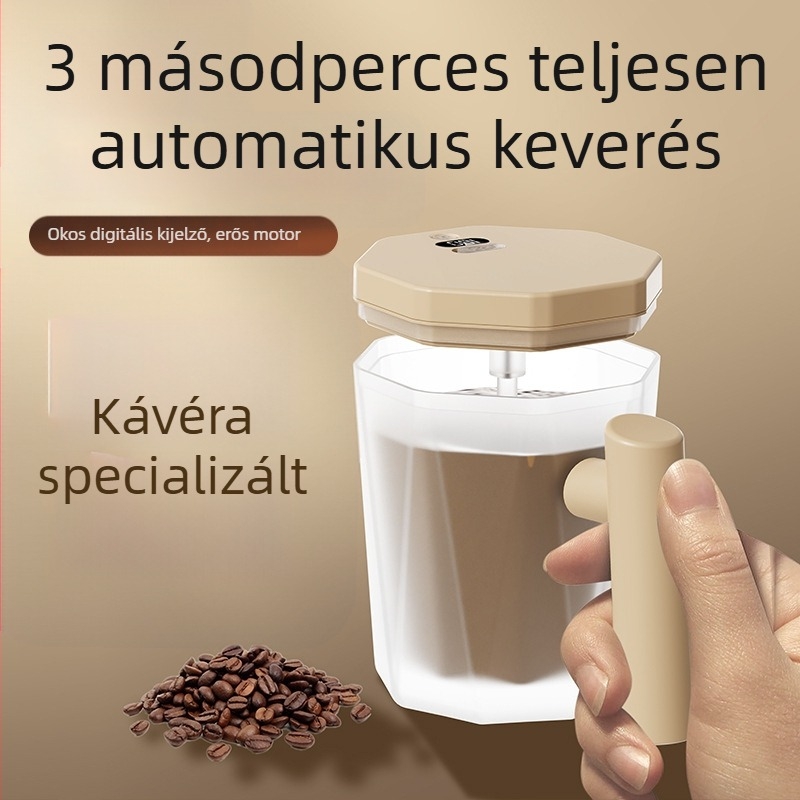 Új Shake Cup elektromos automata keverőpohár egygombos keverő kávé tejpor élelmiszeripari minőségű lusta vízpohár határon átnyúló