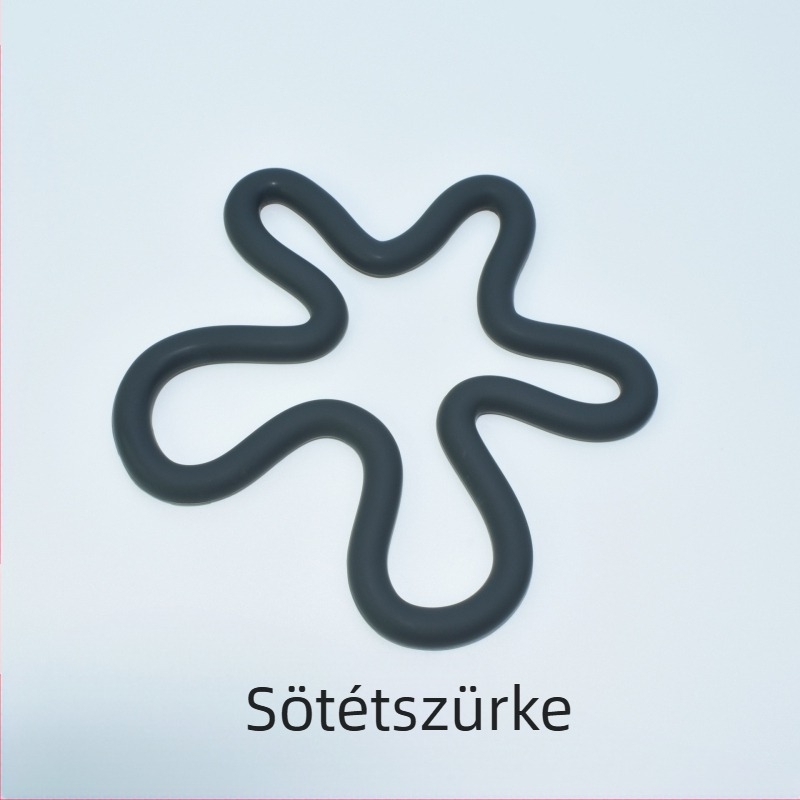 Aszimmetrikus szilikon alátétek, kávéalátétek, magas hőmérsékletnek ellenálló alátétek, konyhai tálaló alátétek, edényalátétek, tányéralátétek