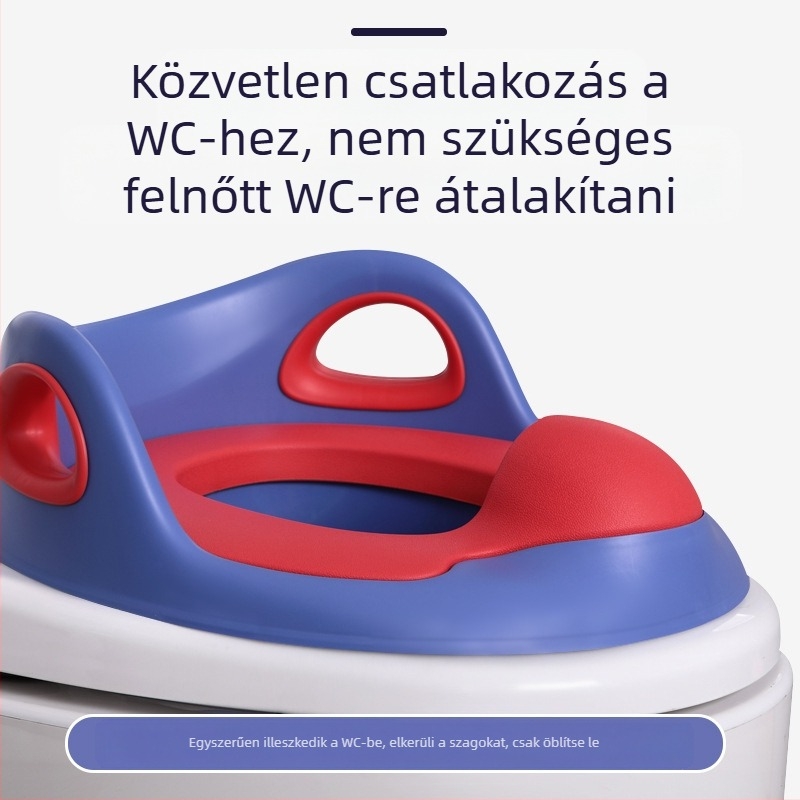 Gyerek WC-gyűrű baba WC-gyűrű Gyermek fiúk és lányok növelik a WC-párna csecsemő WC-ülőke generációját