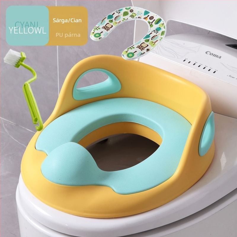 Gyerek WC-gyűrű baba WC-gyűrű Gyermek fiúk és lányok növelik a WC-párna csecsemő WC-ülőke generációját