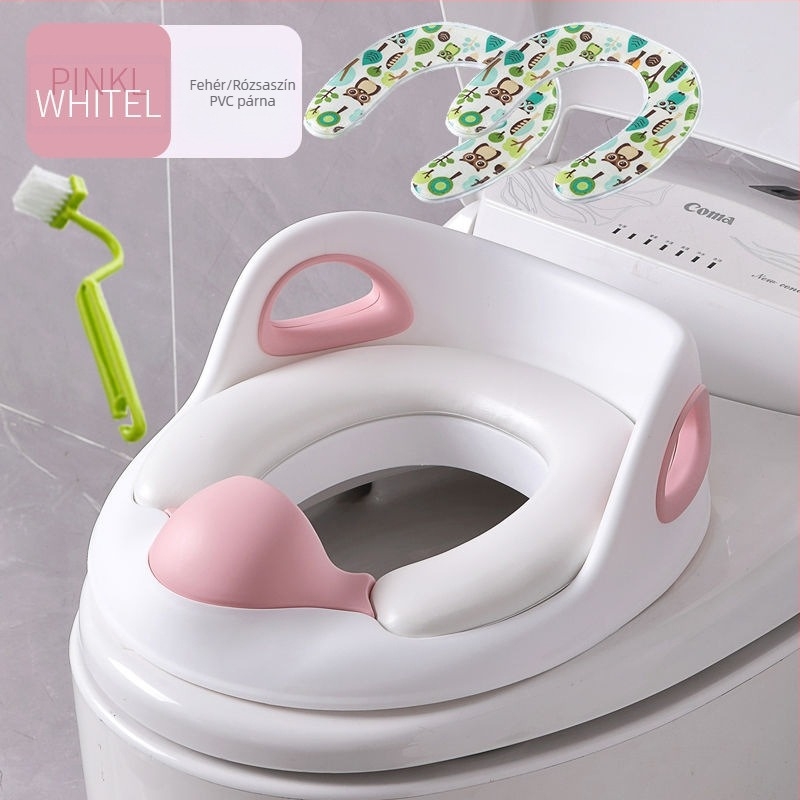 Gyerek WC-gyűrű baba WC-gyűrű Gyermek fiúk és lányok növelik a WC-párna csecsemő WC-ülőke generációját
