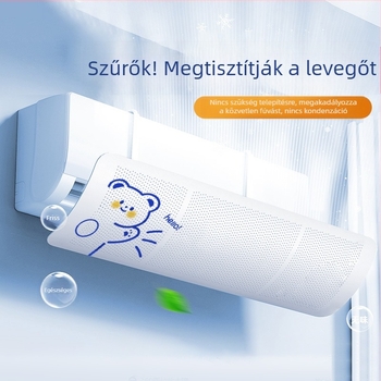 Légkondicionáló szélvédő lemez csecsemők és kisgyermekek számára Közvetlen fújás elleni szélvédő levegőkimenet terelőlemez szélvédő lemez felakasztható szélvédő lemez