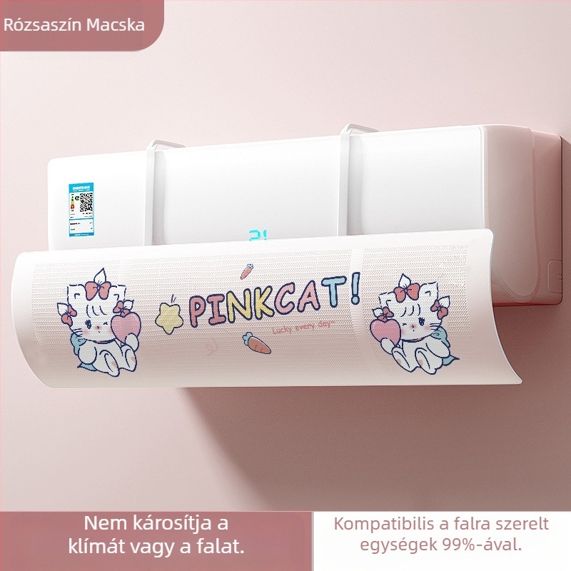 Légkondicionáló szélvédő lemez csecsemők és kisgyermekek számára Közvetlen fújás elleni szélvédő levegőkimenet terelőlemez szélvédő lemez felakasztható szélvédő lemez