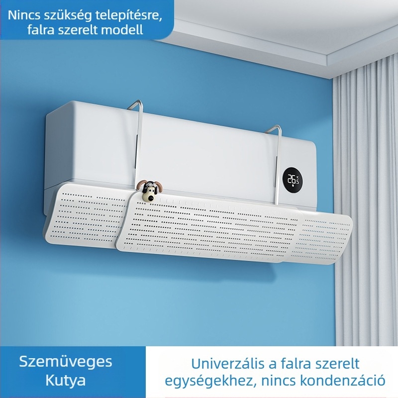 Légkondicionáló szélvédő lemez csecsemők és kisgyermekek számára Közvetlen fújás elleni szélvédő levegőkimenet terelőlemez szélvédő lemez felakasztható szélvédő lemez