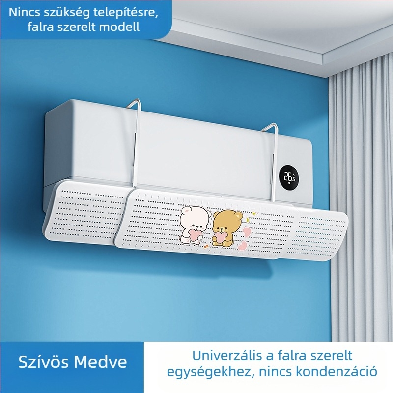 Légkondicionáló szélvédő lemez csecsemők és kisgyermekek számára Közvetlen fújás elleni szélvédő levegőkimenet terelőlemez szélvédő lemez felakasztható szélvédő lemez