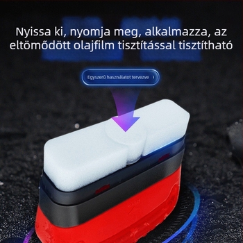 Olajfilm tisztító kefe autóüveg olajfilm kefe eltávolító olajfilm foltüveg utántöltés folyékony fertőtlenítő tisztító kendő gyár
