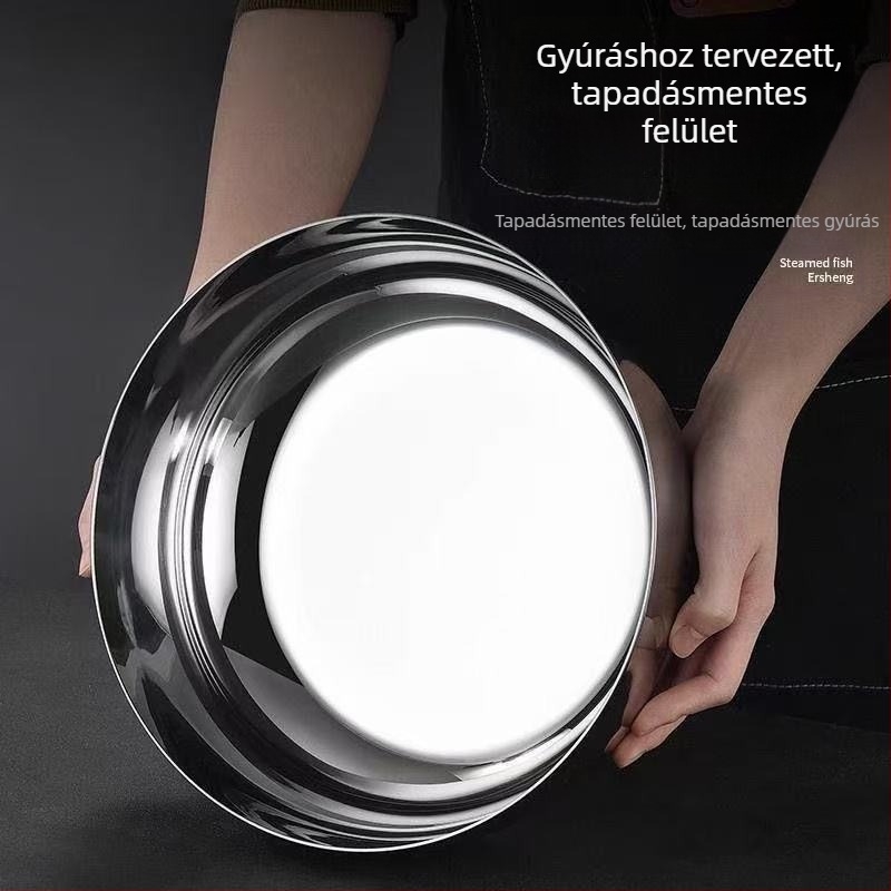 Határokon átnyúló rozsdamentes acél és mosdó háztartási sütő tojásmedence arany szuper nagy Salah-medence konyhai zöldségmosó medence forró edény medence